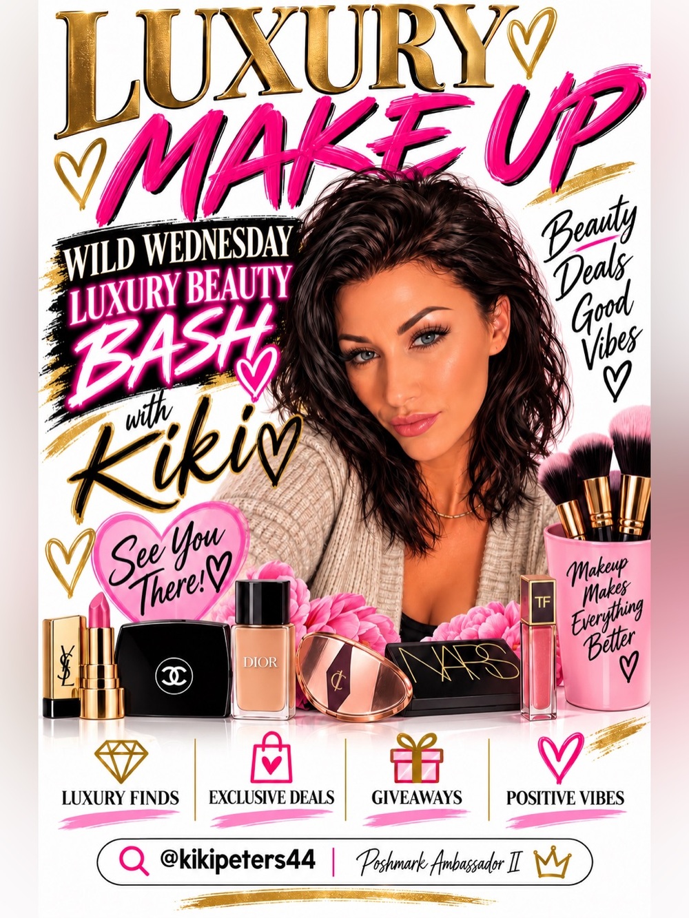 Luxury Makeup Show Flyer Notification